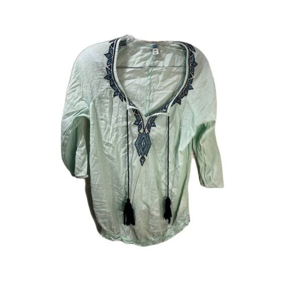 Old Navy Mint Lightweight‎ Popover Tunic for Women Small - Picture 1 of 6